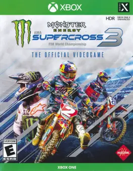 Capa de Monster Energy Supercross: The Official Videogame 3 (Xbox One)