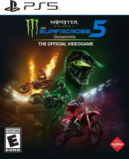 Capa de Monster Energy Supercross: The Official Videogame 5 (PS5)