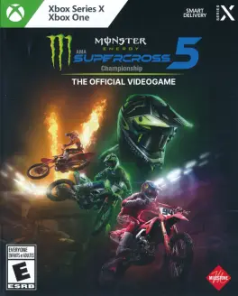 Capa de Monster Energy Supercross: The Official Videogame 5 (Xbox One)