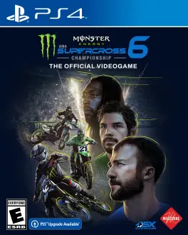 Capa de Monster Energy Supercross: The Official Videogame 6 (PS4)
