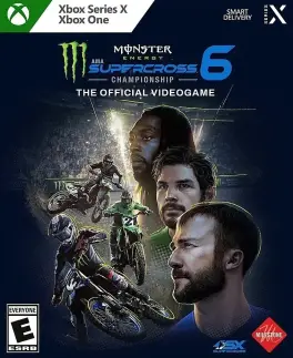 Capa de Monster Energy Supercross: The Official Videogame 6 (Xbox One)