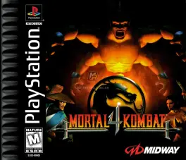 Capa de Mortal Kombat 4 (PS1)