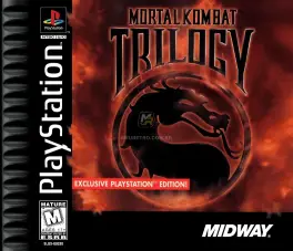 Capa de Mortal Kombat Trilogy (PS1)
