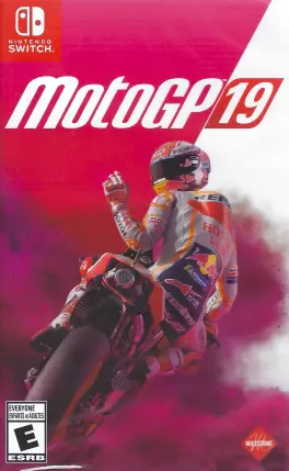 Capa de MotoGP 19 (Switch)