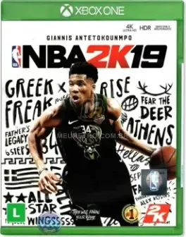 Capa de NBA 2K19 (Xbox One)