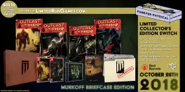 Capa de Outlast Murkoff Briefcase Edition (Switch)