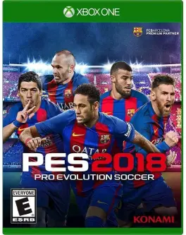 Capa de PES 2018 (Xbox One)