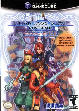 Capa de Phantasy Star Online Episode I & II (GameCube)