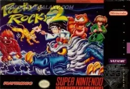 Capa de Pocky & Rocky 2 (SNES)