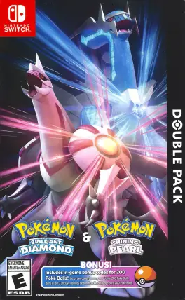 Capa de Pokémon Brilliant Diamond & Pokémon Shining Pearl Double Pack (Switch)