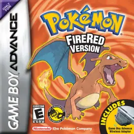 Capa de Pokémon FireRed Version (GBA)