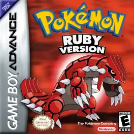 Capa de Pokémon Ruby Version (GBA)