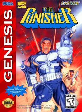 Capa de Punisher (Mega Drive)