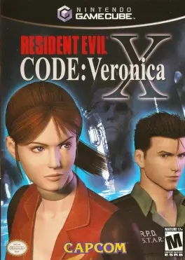 Capa de Resident Evil Code: Veronica X (GameCube)