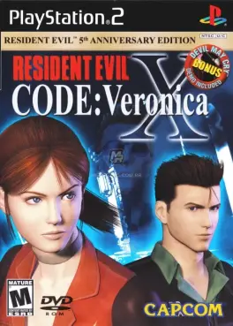 Capa de Resident Evil Code : Veronica X (PS2)