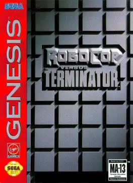 Capa de RoboCop Versus The Terminator (Mega Drive)