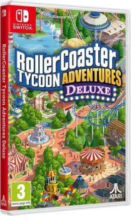 Capa de Roller Coaster Tycoon Adventures Deluxe (Switch)