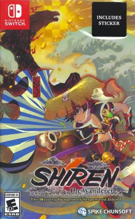 Capa de Shiren the Wanderer: The Mystery Dungeon of Serpentcoil Island (Switch)