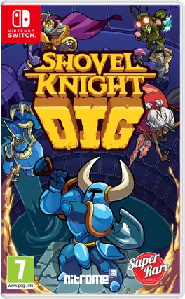 Capa de Shovel Knight Dig (Switch)