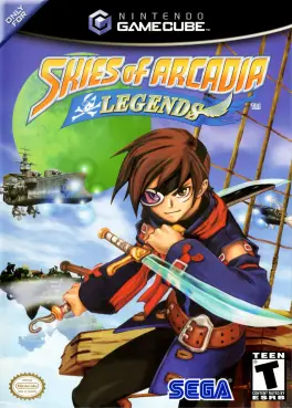 Capa de Skies of Arcadia: Legends (GameCube)