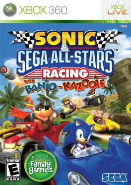 Capa de Sonic & SEGA All-Stars Racing with Banjo-Kazooie (Xbox 360)