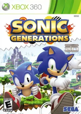 Capa de Sonic Generations (Xbox 360)