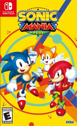 Capa de Sonic Mania Plus (Switch)