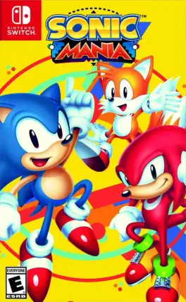 Capa de Sonic Mania (Switch)