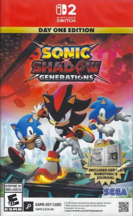 Capa de Sonic x Shadow Generations [Day One Edition] [Key Card] (Switch 2)