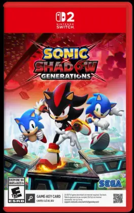 Capa de Sonic X Shadow Generations [Key Card] (Switch 2)