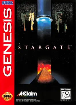 Capa de Stargate (Mega Drive)