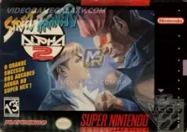 Capa de Street Fighter Alpha 2 (SNES)