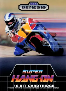 Capa de Super Hang-On (Mega Drive)