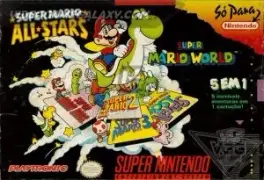 Capa de Super Mario All-Stars and Super Mario World (SNES)