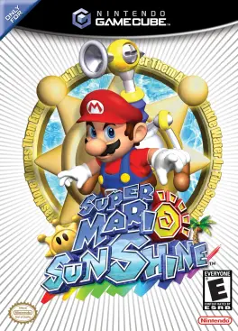 Capa de Super Mario Sunshine (GameCube)
