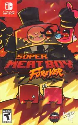 Capa de Super Meat Boy Forever (Switch)