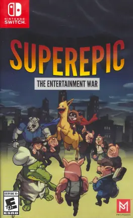 Capa de SuperEpic: The Entertainment War (Switch)