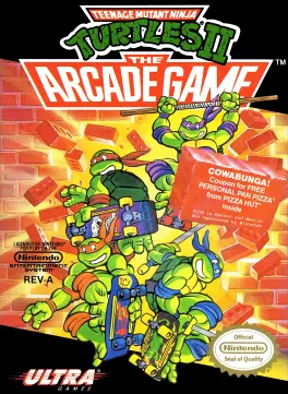 Capa de Teenage Mutant Ninja Turtles II: The Arcade Game (NES)