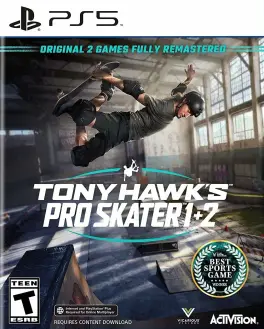 Capa de Tony Hawk's Pro Skater 1 + 2 (PS5)