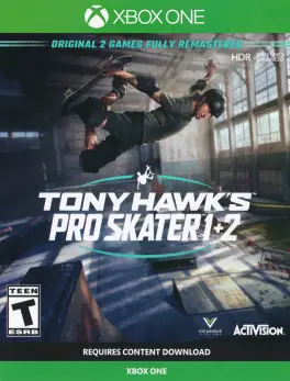Capa de Tony Hawk's Pro Skater 1 + 2 (Xbox One)