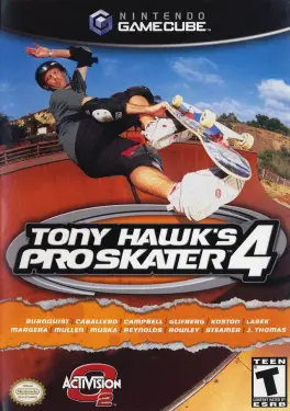 Capa de Tony Hawk's Pro Skater 4 (GameCube)
