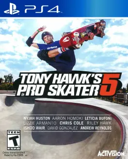 Capa de Tony Hawk's Pro Skater 5 (PS4)