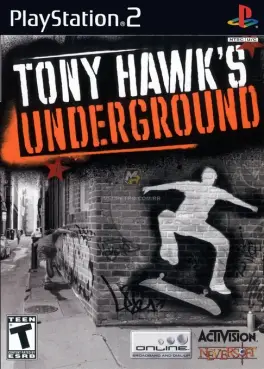 Capa de Tony Hawk's Underground (PS2)