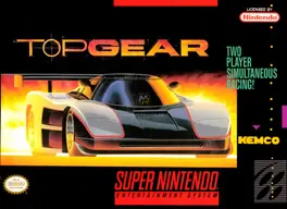 Capa de Top Gear (SNES)