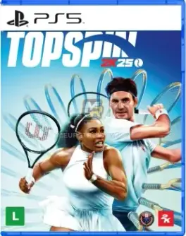 Capa de TopSpin 2K25 (PS5)