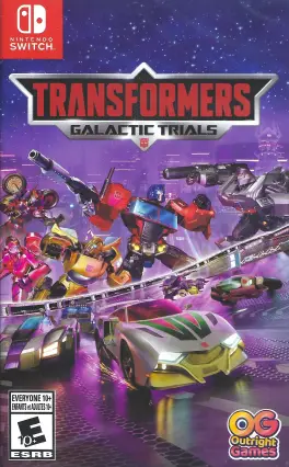 Capa de Transformers: Galactic Trials (Switch)