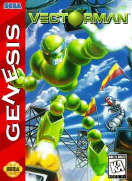 Capa de Vectorman (Mega Drive)