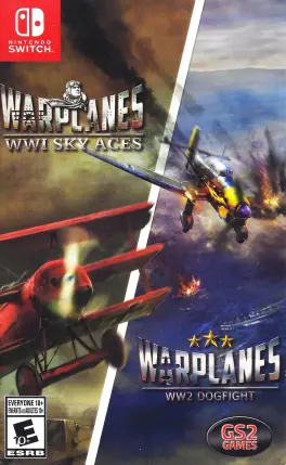 Capa de Warplanes: WWI Sky Aces + WW2 Dogfight (Switch)