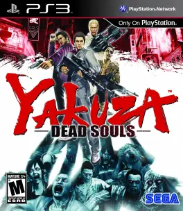 Capa de Yakuza Dead Souls (PS3)