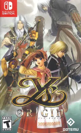 Capa de Ys Origin (Switch)